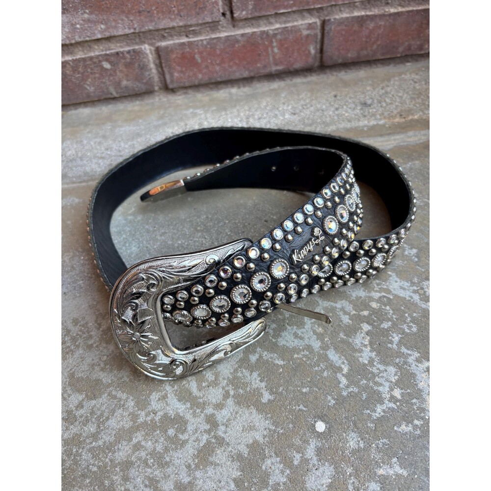 Kippy Leather Swarovski Crystal Belt